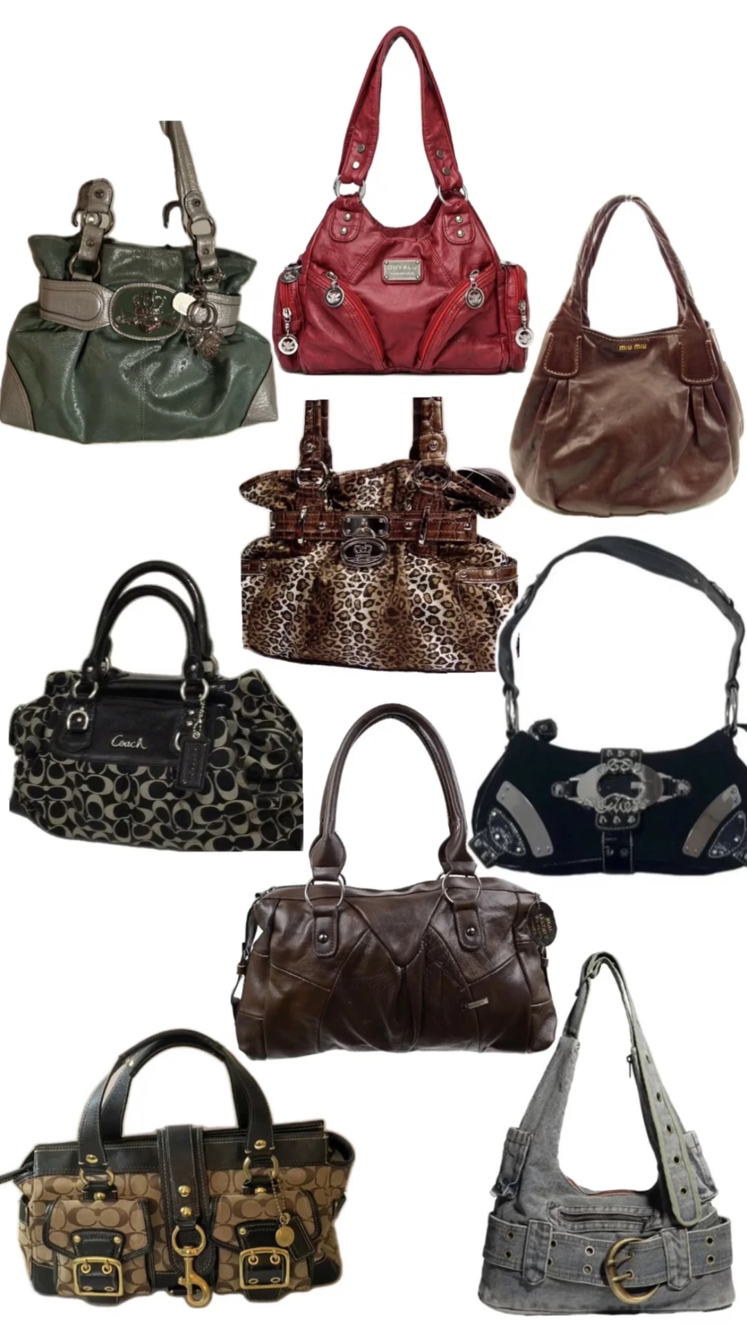 Affordable Y2K purse and retro shoulder bag selection