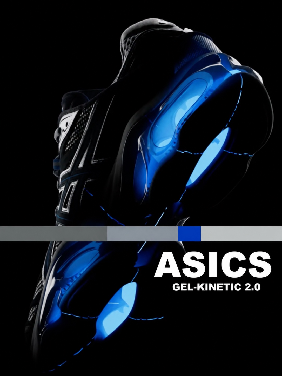 GEL-KINETIC 2.0 outsole and cushioning detail