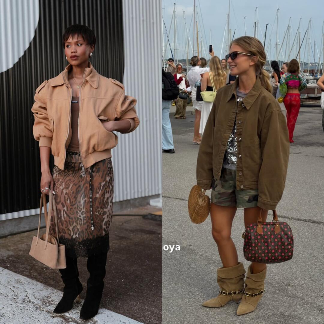 Eclectic autumn styling that resists one clean category