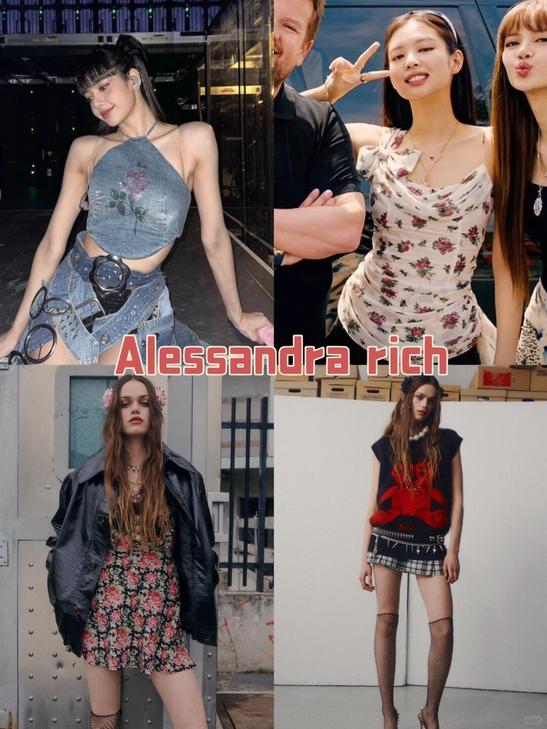 Alessandra Rich lace, floral and polished hot-girl styling references