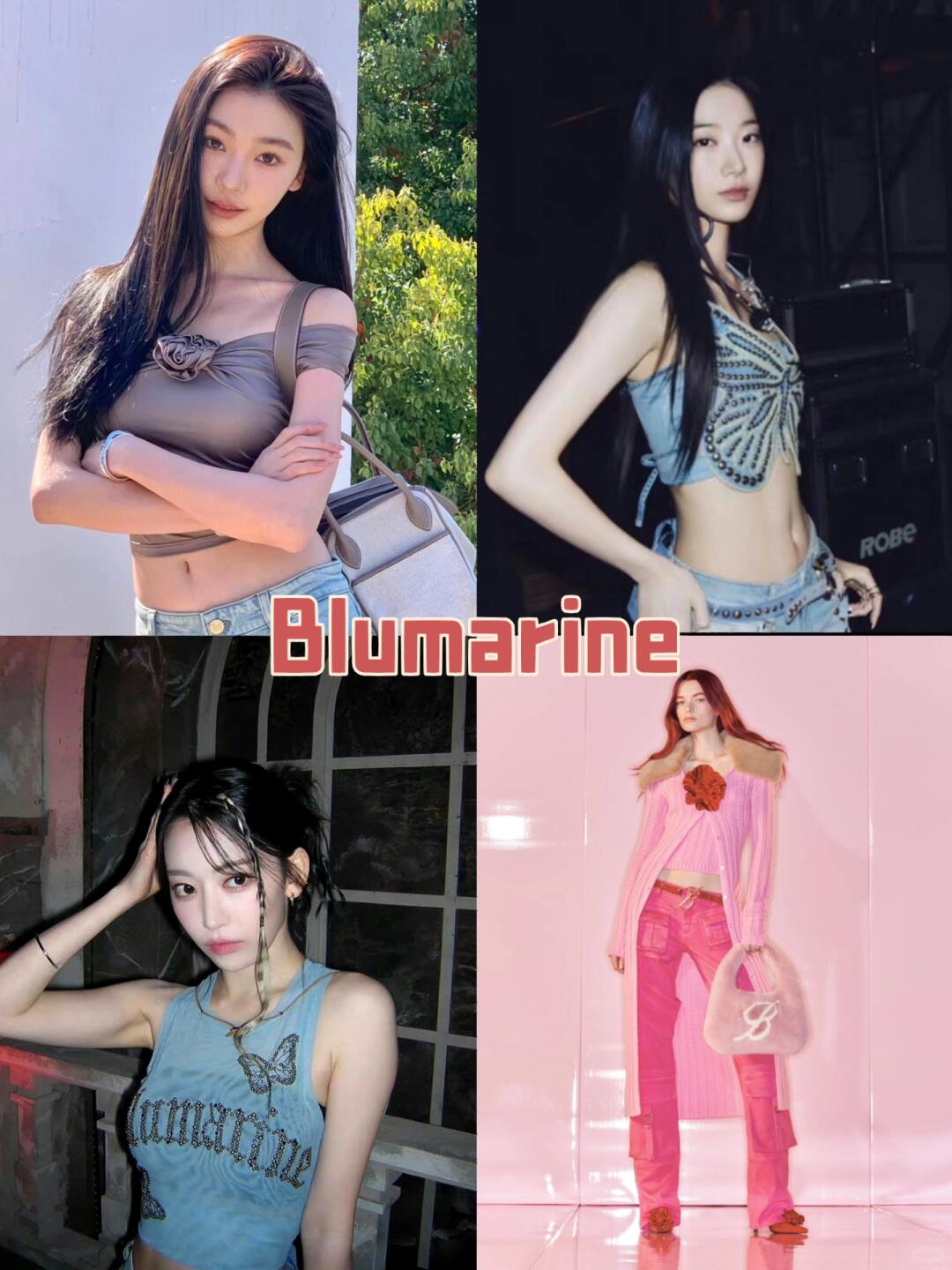 Blumarine butterfly tops, pastel Y2K styling and soft festival references