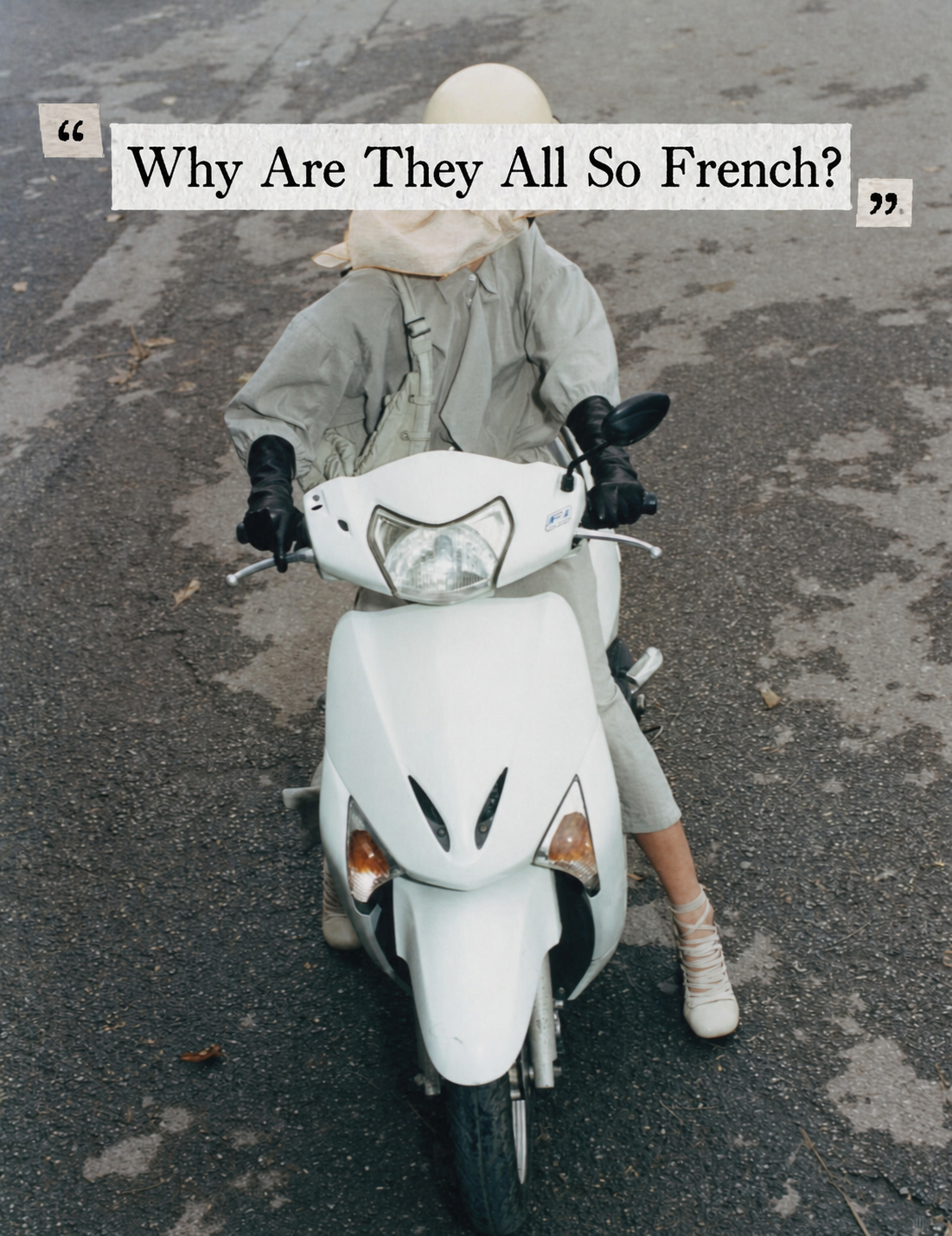 French style cover with scooter image and the question Why Are They All So French