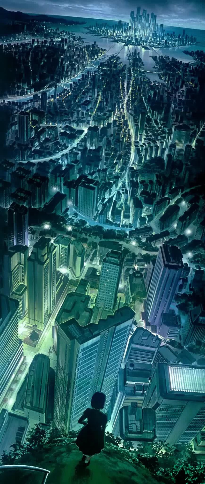 Ghost in the Shell 1995 anime ending image with a new body and open future