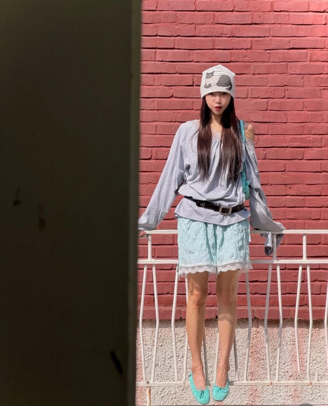 midoricoo colorful Korean outfit idea 005