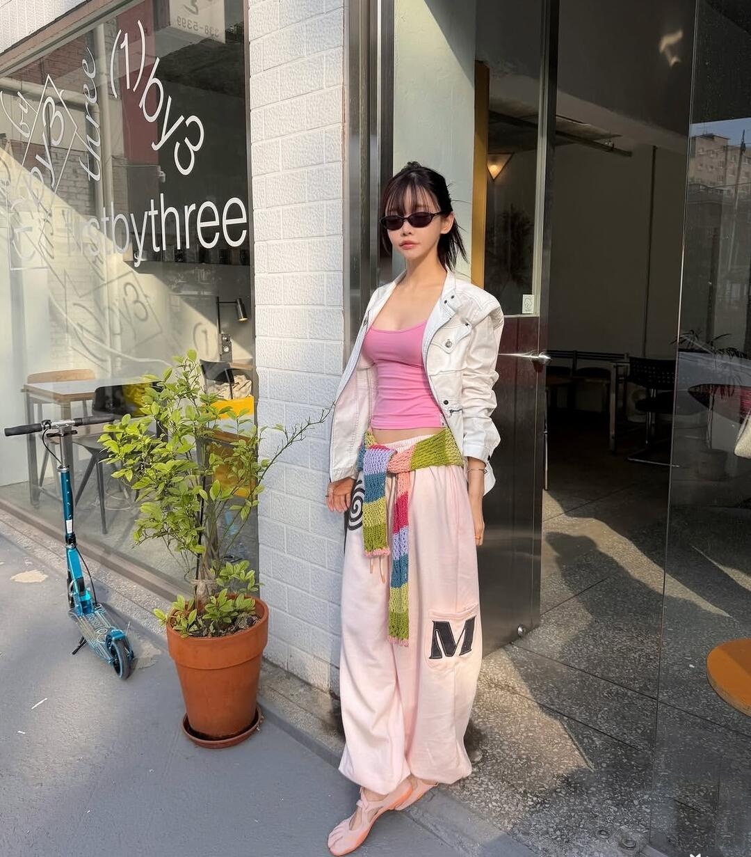 midoricoo colorful Korean outfit idea 008
