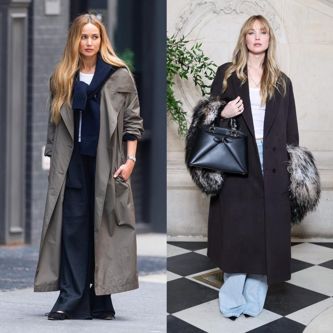 Structured trench coat over a restrained workwear base