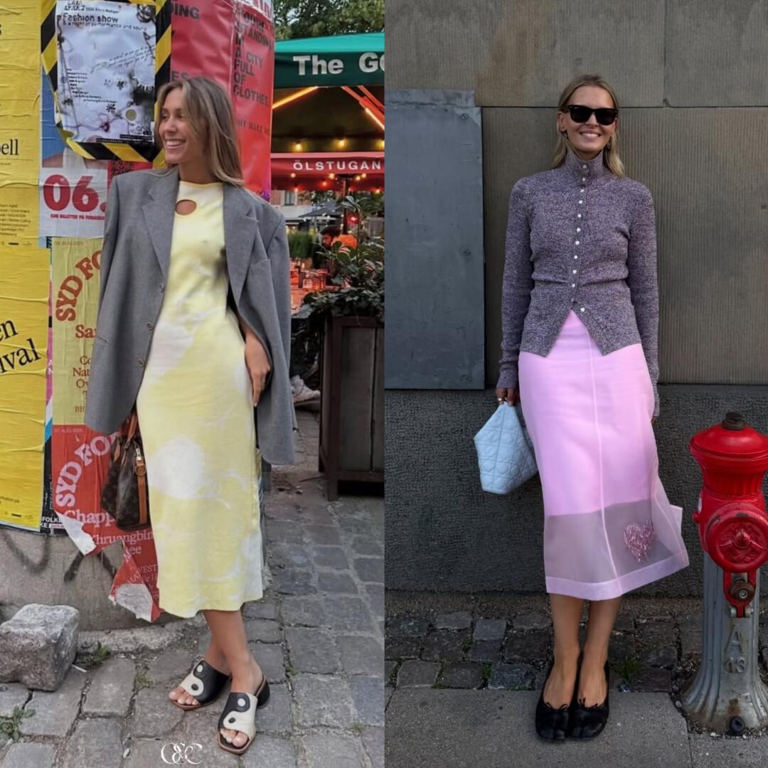 Relaxed trousers keeping a structured jacket from feeling rigid