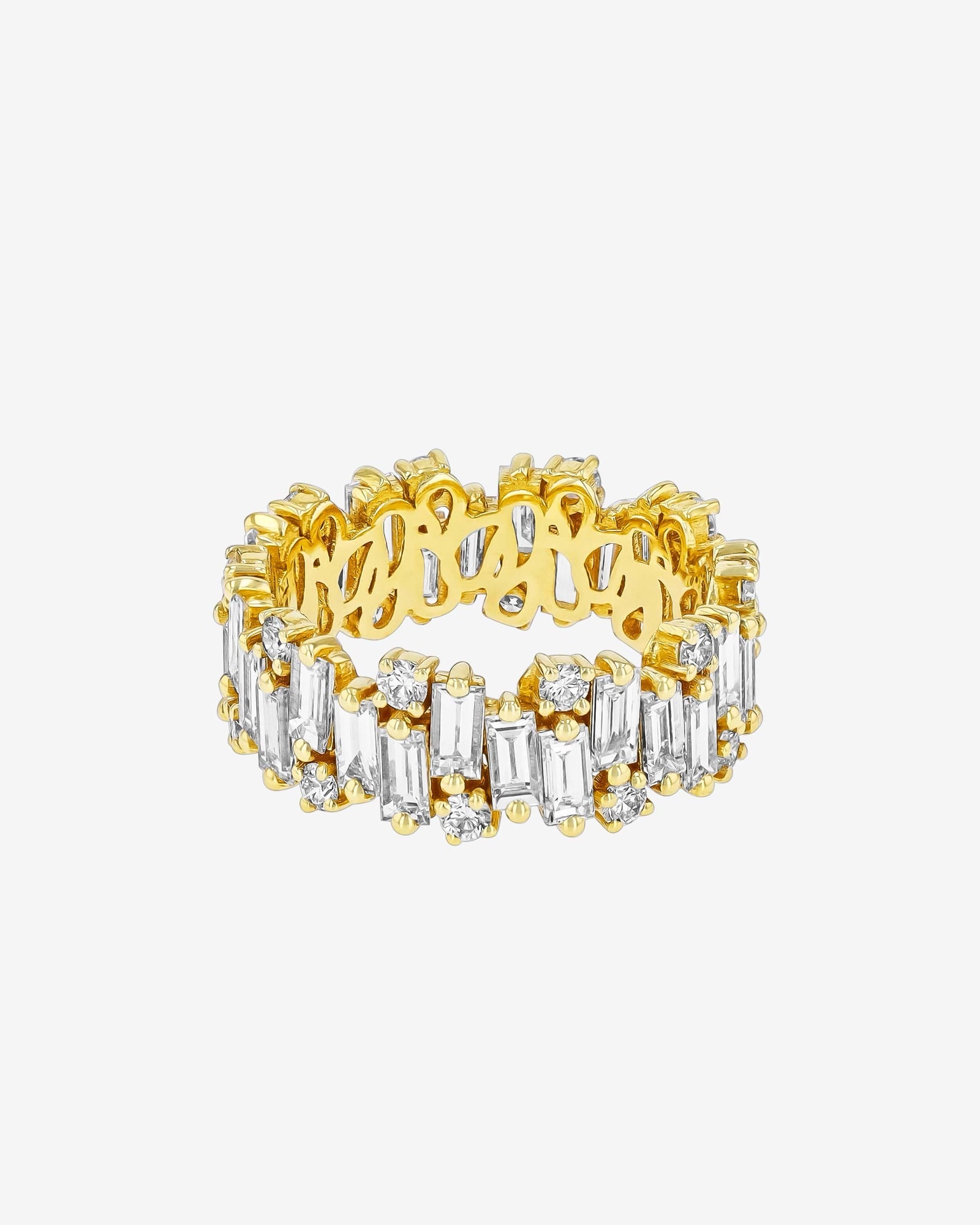 Suzanne Kalan graphic diamond stacking ring