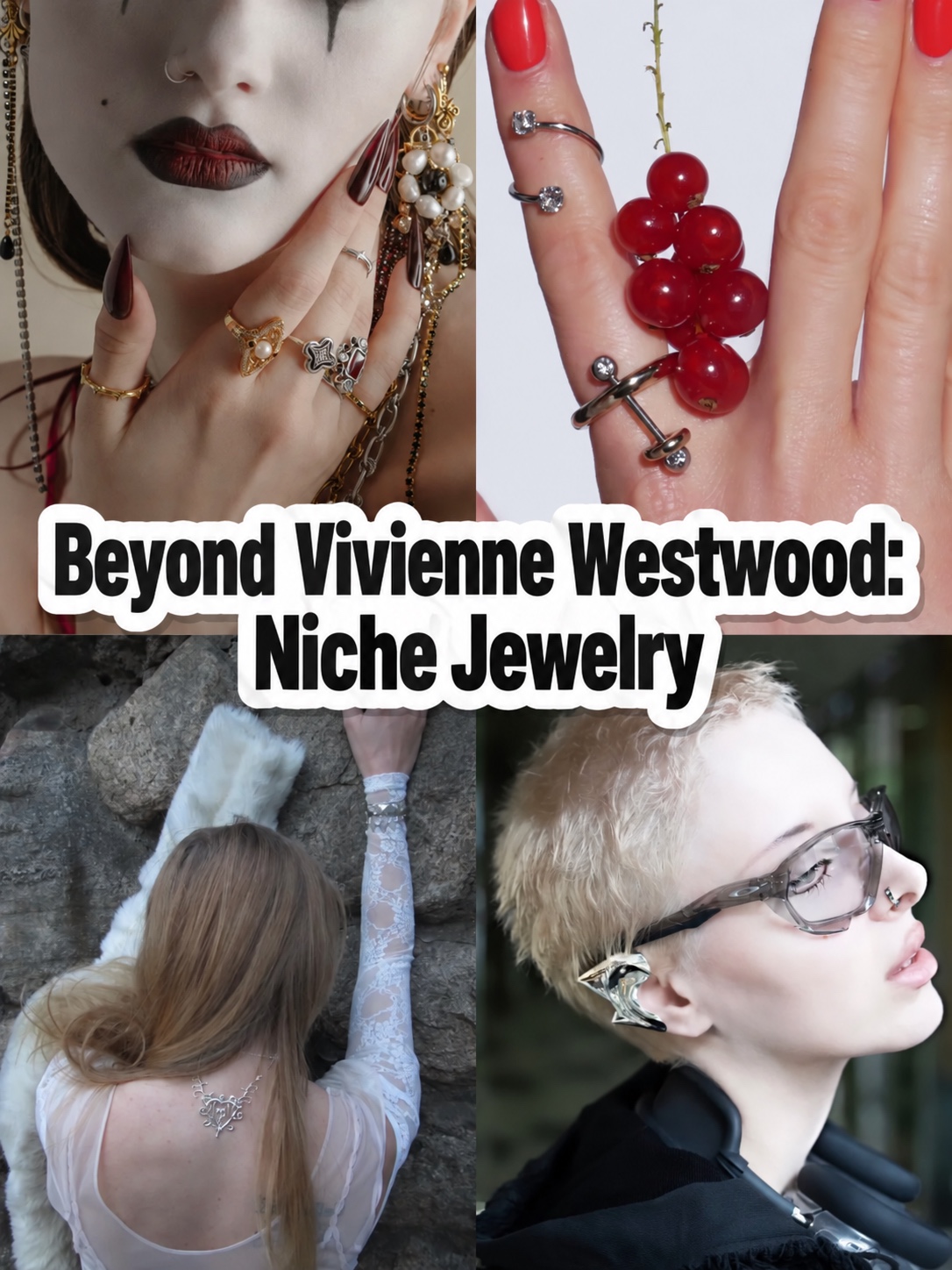 English title card for niche punk jewelry brands
