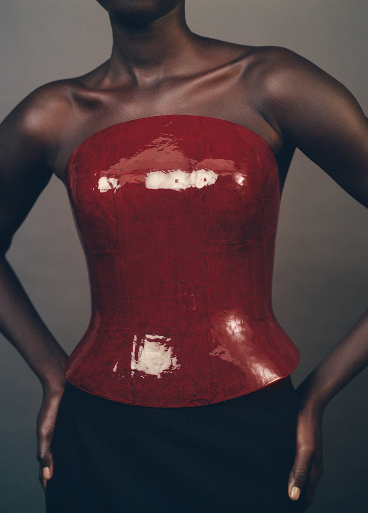 ISSEY MIYAKE URUSHI BODY lacquer and washi paper fashion sculpture