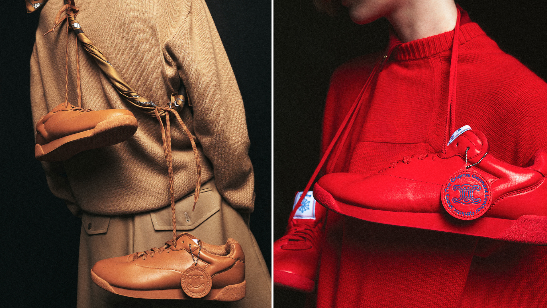 Celine and Reebok Freestyle Lo collaboration