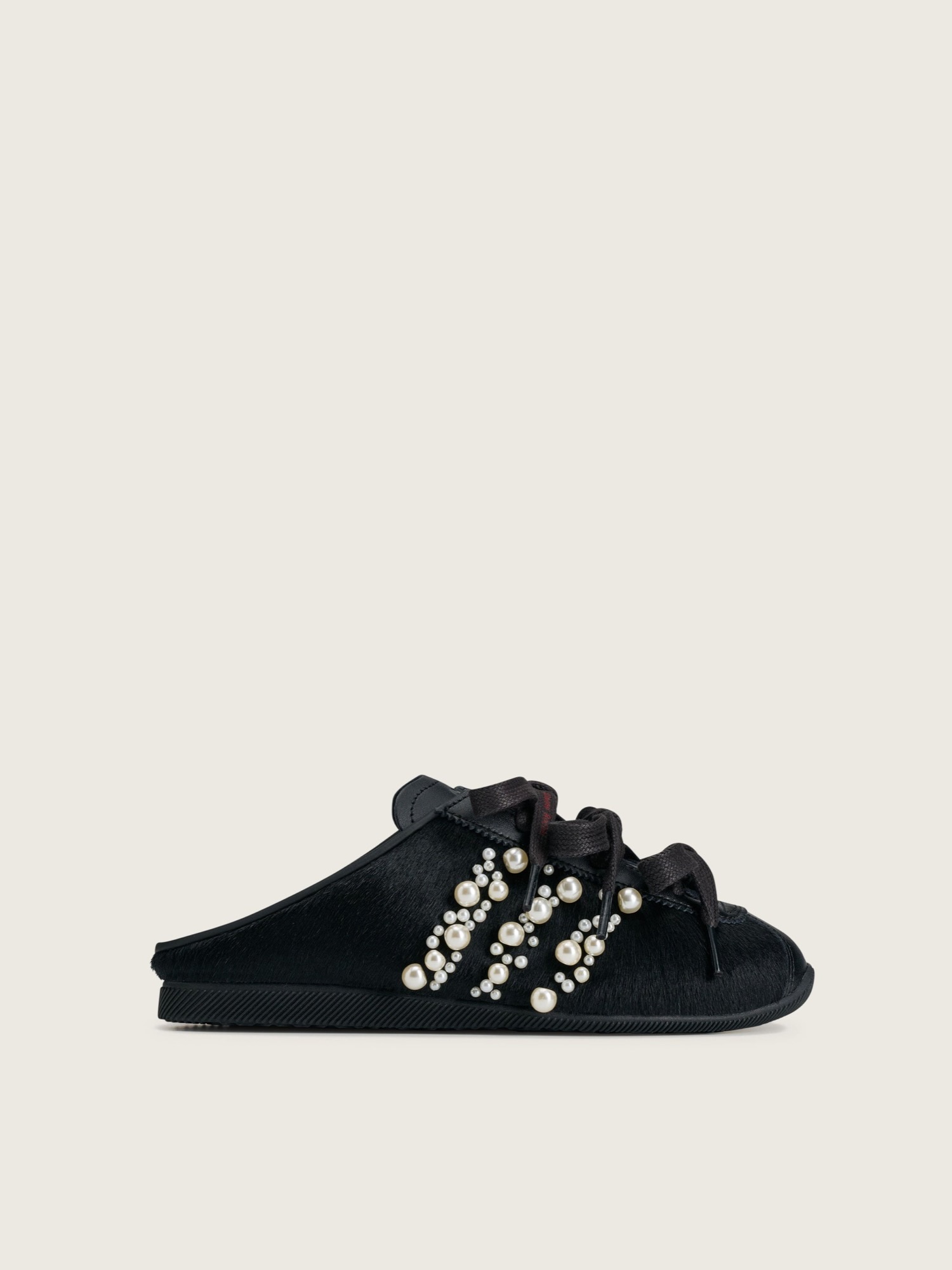 Simone Rocha x adidas SR Japan Fuzzy Slip On with fur-textured upper
