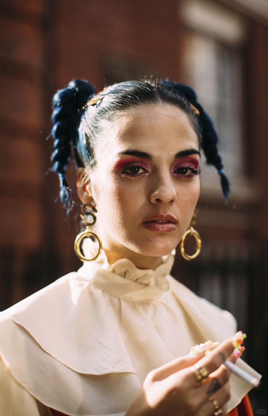 Maximalist head accessories with futuristic street style energy