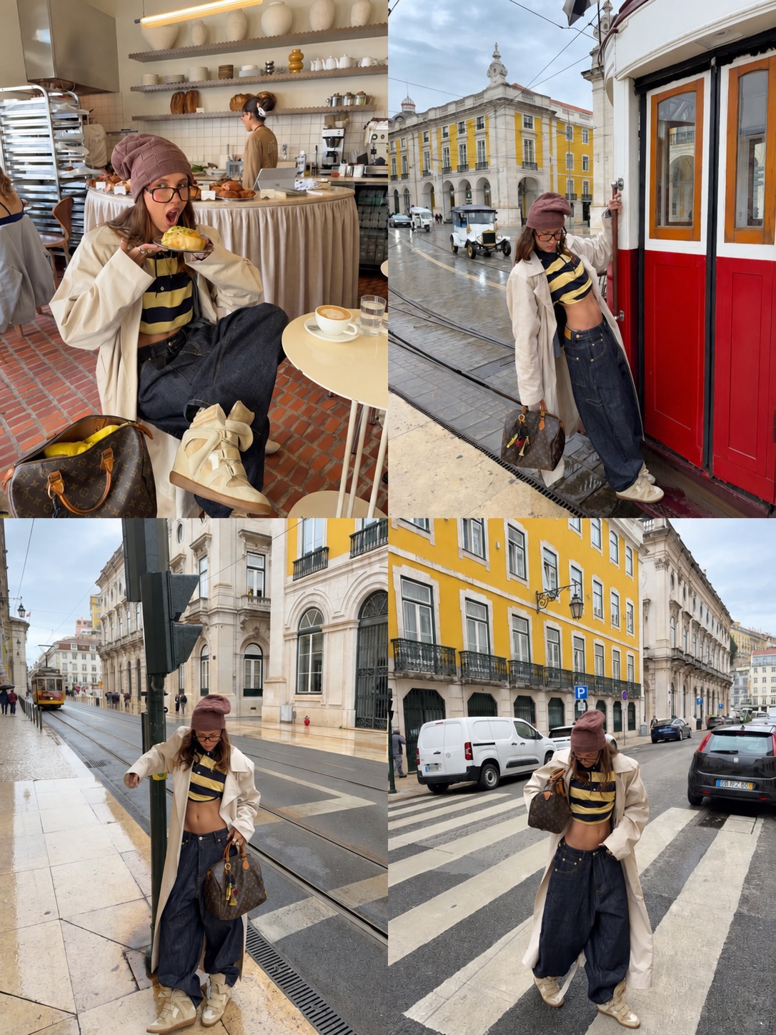 pleated skirt outfit with knee socks and a preppy sporty mood