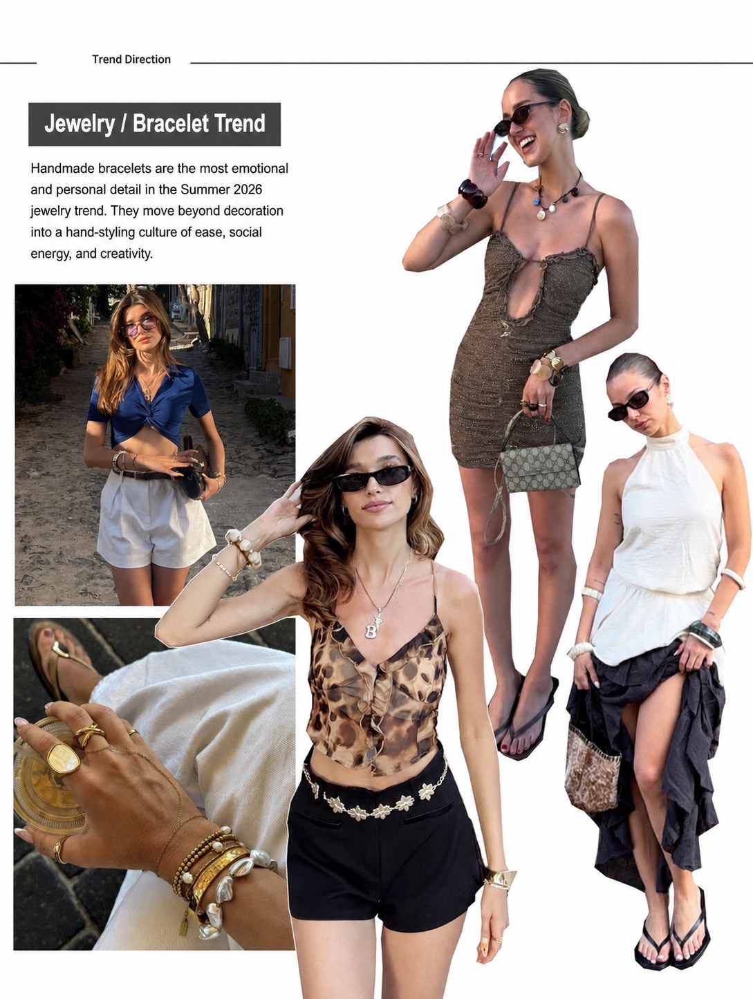 Handmade bracelet trend annotation with emotional wrist styling